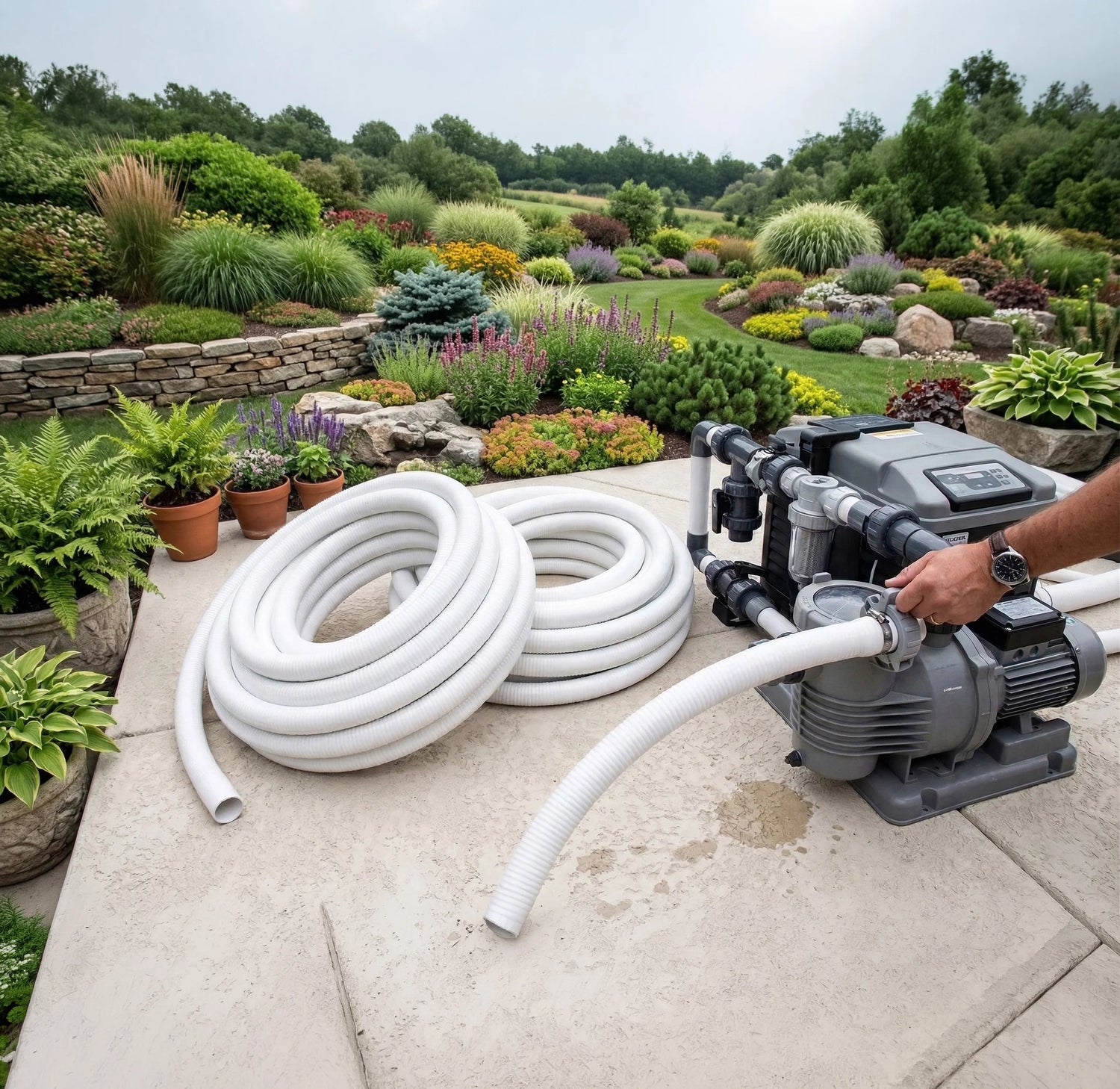 Tuyau souple pour spa