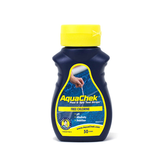 Aquachek jaune - Bandelettes de test pH et chlore