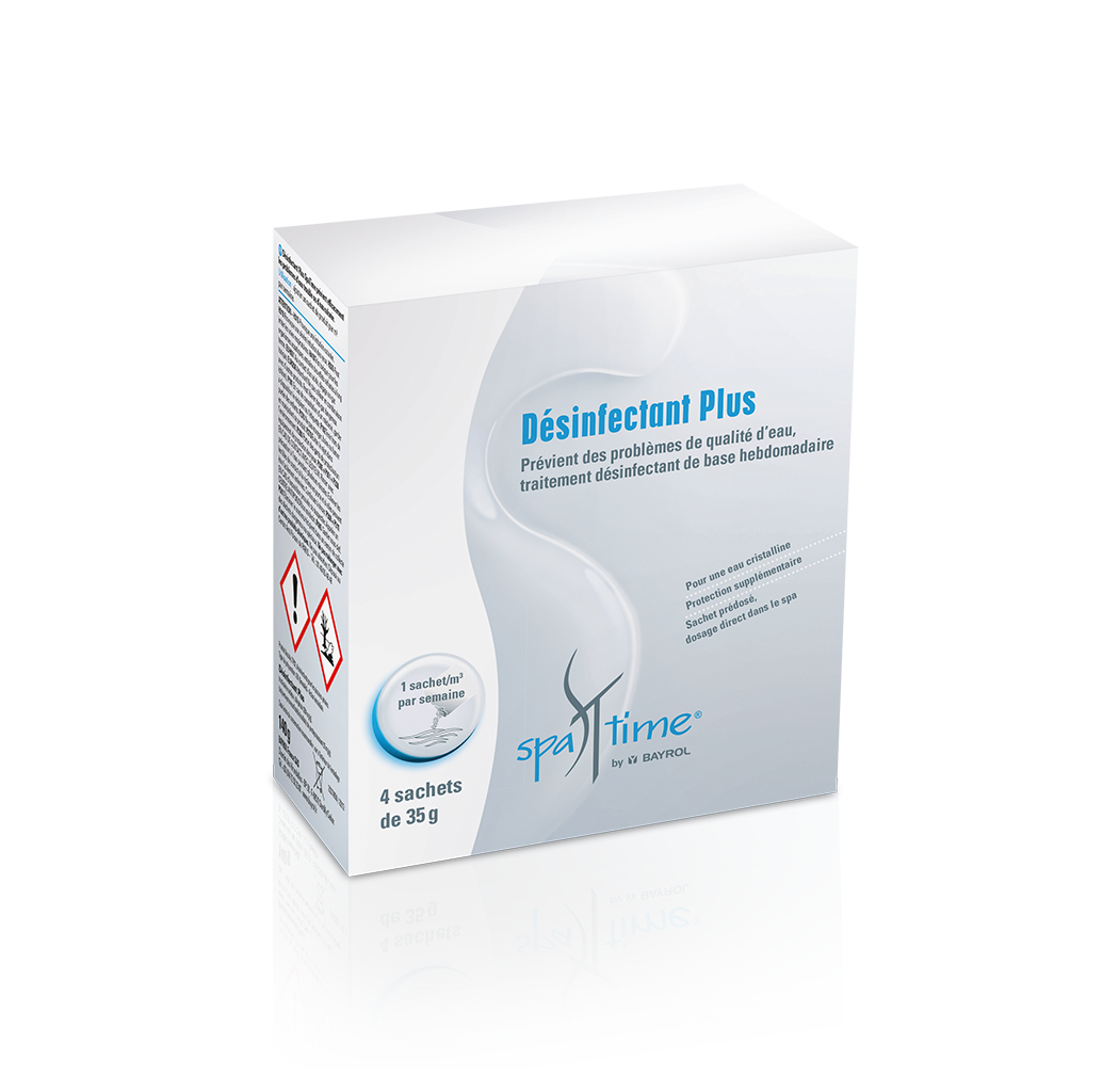 Désinfectant Plus SpaTime - élimine les chloramines et prévient des problèmes d'eau - Bayrol